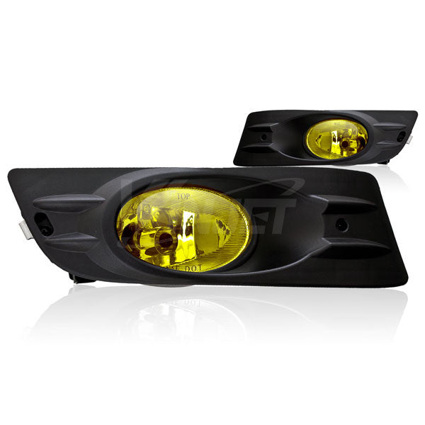 WINJET 2006-2007 Honda Accord 2Dr Fog Light - Wiring Kit Included - Yellow CFWJ-0098-Y