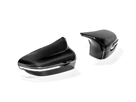 Akrapovic 2016-2020 BMW Carbon Fiber Mirror Cap Set - High Gloss AKRAP-WM-BM/CA/1/G