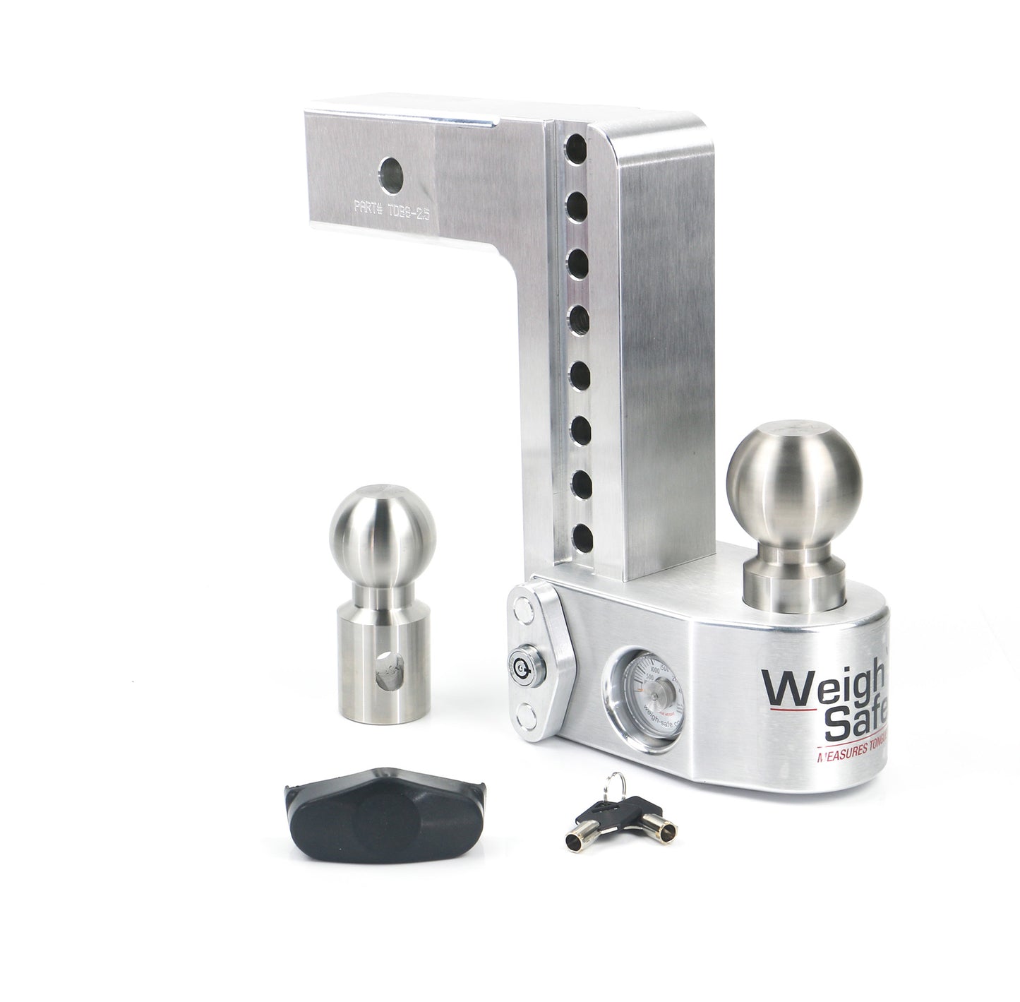 Weigh Safe 8" Drop Hitch With 2.5" Shank WS8-2.5