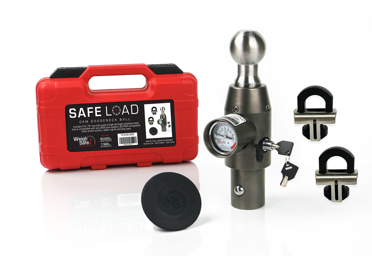 Weigh Safe Gooseneck Ball WSOEMPR