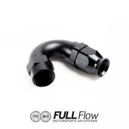 Nuke Performance Full Flow PTFE Hose End Fitting 150 Degree AN-10 810-15-110