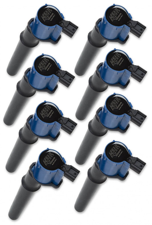 ACCEL Ignition Coil - SuperCoil -Ford 4 valve modular engine 4.6/5.4L, Blue - 8 Pack 140034B-8