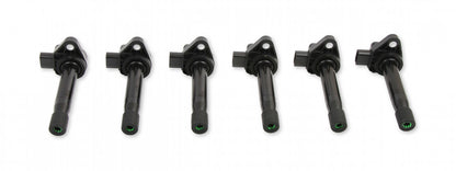 ACCEL Ignition Coil - Honda and Acura 3.0, 3.2, 3.5L, 6-cylinder, Black, 6-Pack 140085K-6