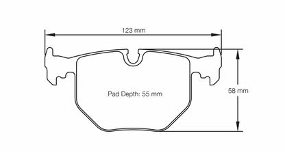 PAGID Racing Pagid BMW M3, M5, Z4, Z8 RSL29 Rear Brake Pads 2685-RSL29