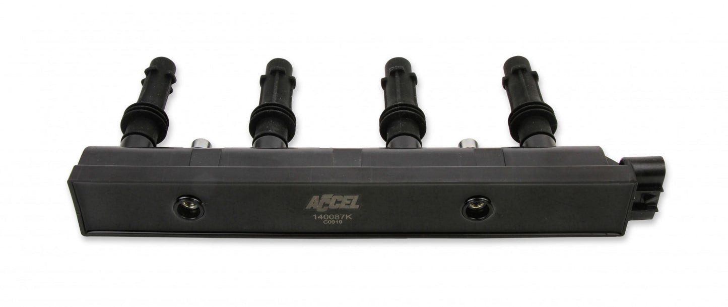 ACCEL Ignition Coils - 2011-2020 GM 1.4L Turbo, Black 140087K