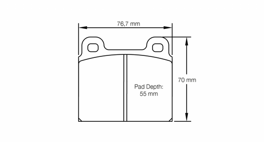 PAGID Racing Pagid Porsche 911, Carrera RSL29 Front Brake Pads 4501-RSL29