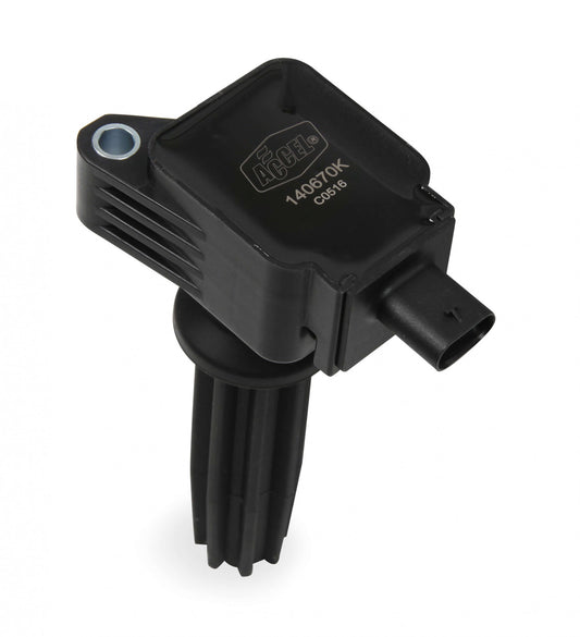 ACCEL Ignition Coil - SuperCoil - 2012-2017 Ford EcoBoost 2.0L/2.3L - L4 - Black - Individual 140670K