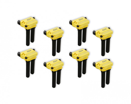 ACCEL Ignition Coil 2005-2020 Gen 3 Chrysler Hemi 5.7L/6.1L/6.2L/6.4L, yellow, Dual Plug, 8-Pack 140038-8