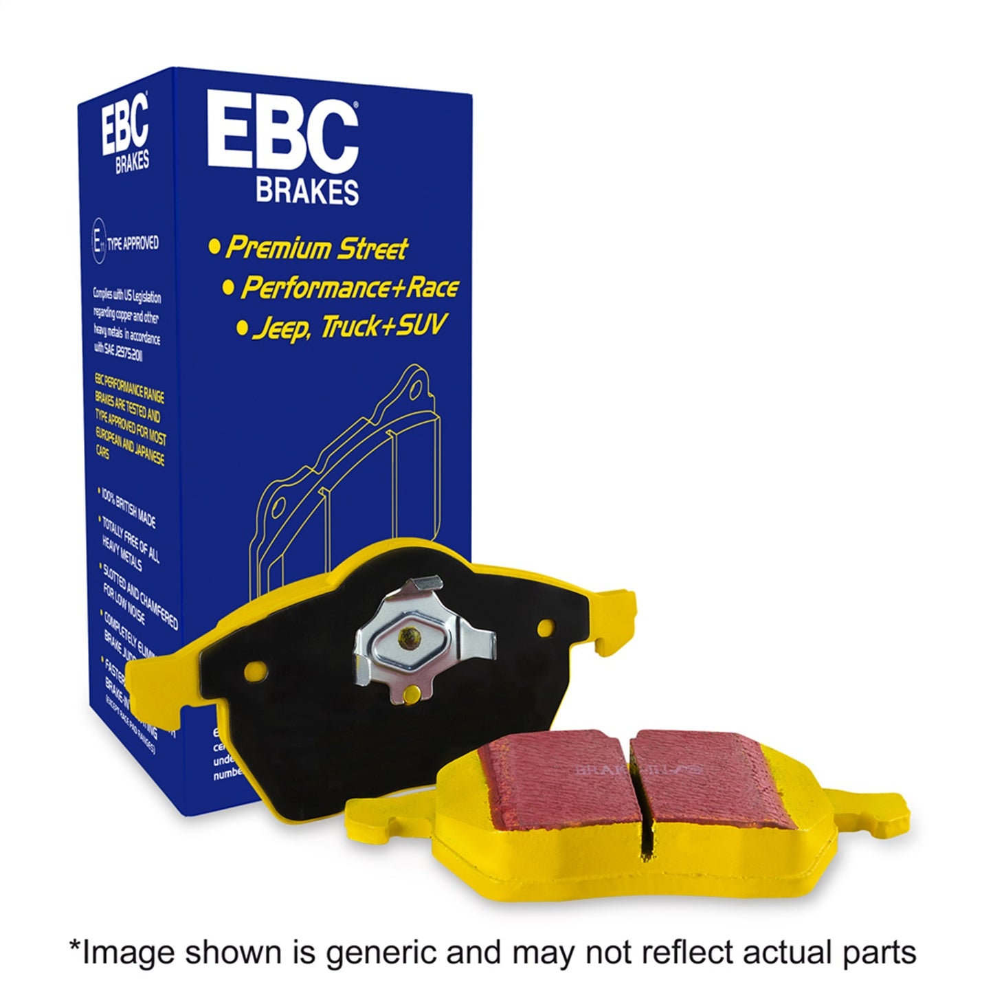 EBC DP43124R Yellowstuff Street And Track Brake Pads