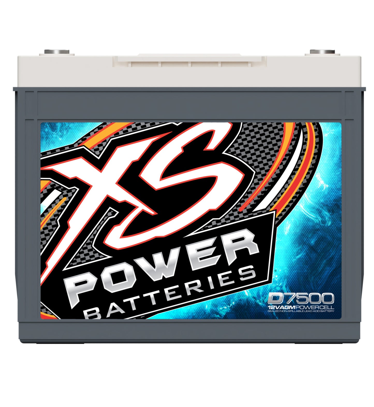 XS Power Batteries 12V AGM D Series Batteries - M6 Terminal Bolts Included 6000 Max Amps D7500