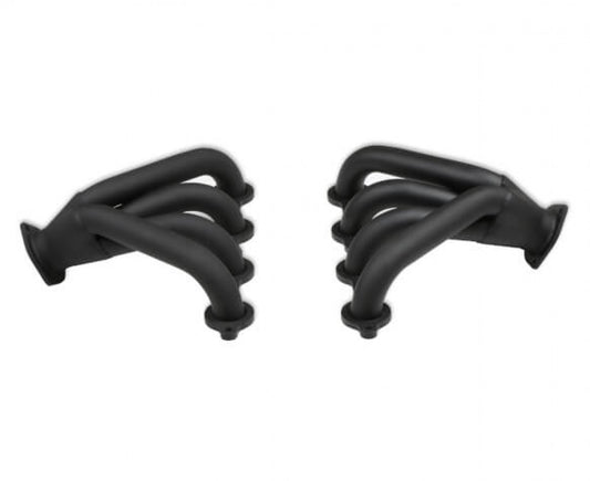 Flowtech LS-1 Block Hugger Header - Black Paint Exhaust Header 11706FLT