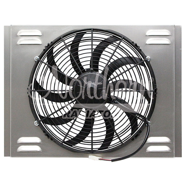 Northern Radiator High CFM Single 14 Inch Fan Shroud Assembly Z40115