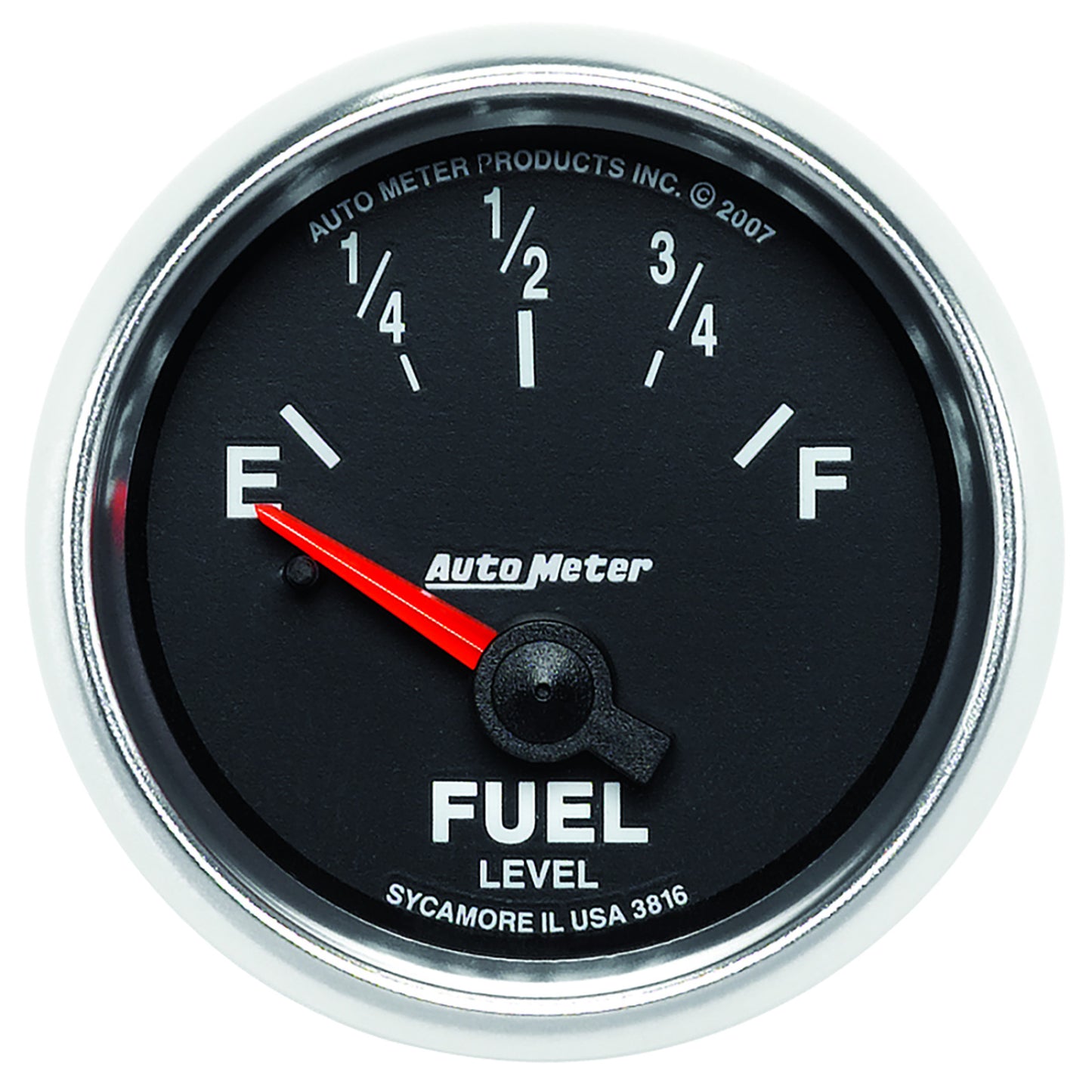 AutoMeter 2-1/16 in. FUEL PRESSURE 0-15 PSI SPEK-PRO BLACK/CHROME P31531