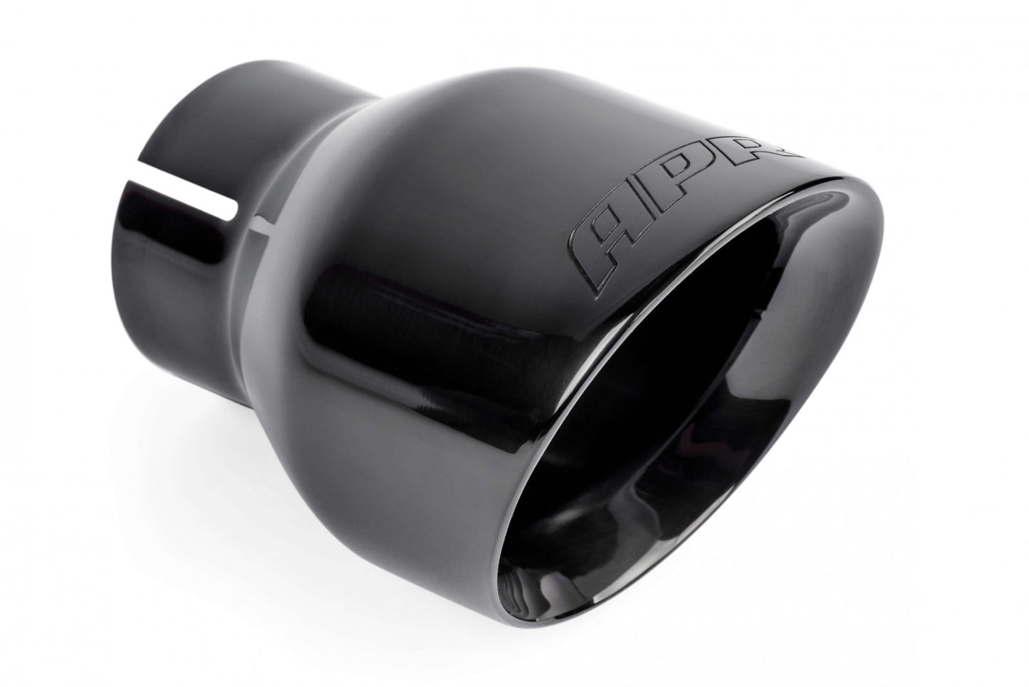 APR Double-Walled 4" Slash-Cut Exhaust Tips (Polished Diamond Black) - Set of 2 TPK0003
