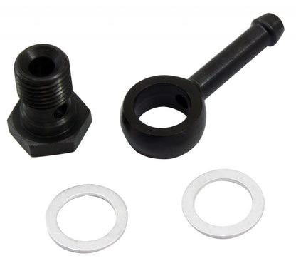 AEM Adjustable Fuel Pressure Regulator 90 degree Fitting Kit 25-390