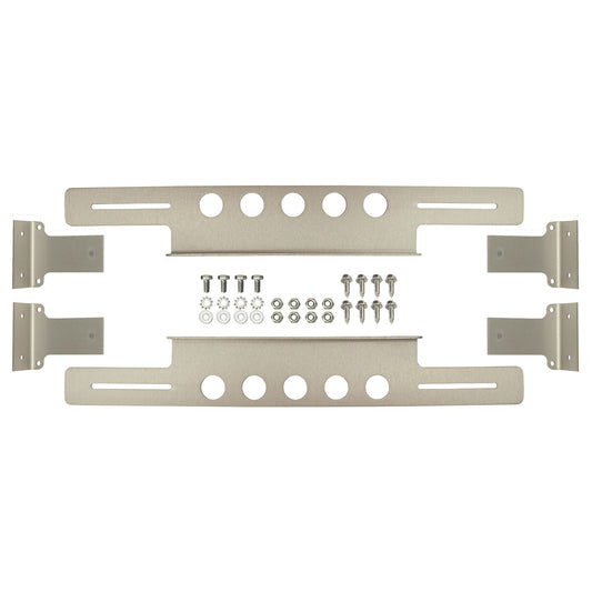 Derale Aluminum Tornado Electric Fan Mounting Bracket Kit, Single Fan 16700