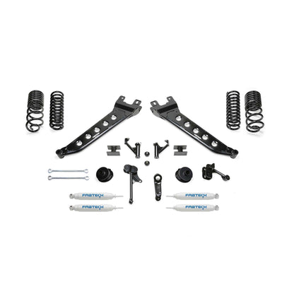 Fabtech 5" RADIUS ARM KIT W/ PERF SHKS 2014-18 RAM 2500 4WD K3140