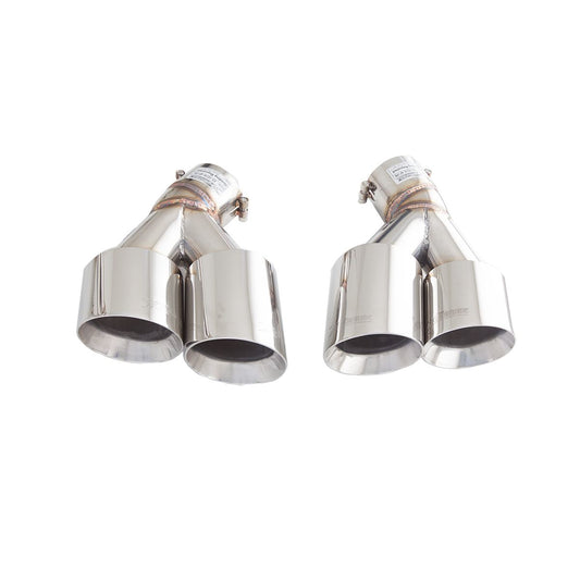 XFORCE Chevrolet Camaro SS 2016 Quad Tip Option (twin 4" TIP ONLY) (for Xforce System Only Will NOT Fit OEM); Exhaust Tail Pipe Tip ES-CC16-QT