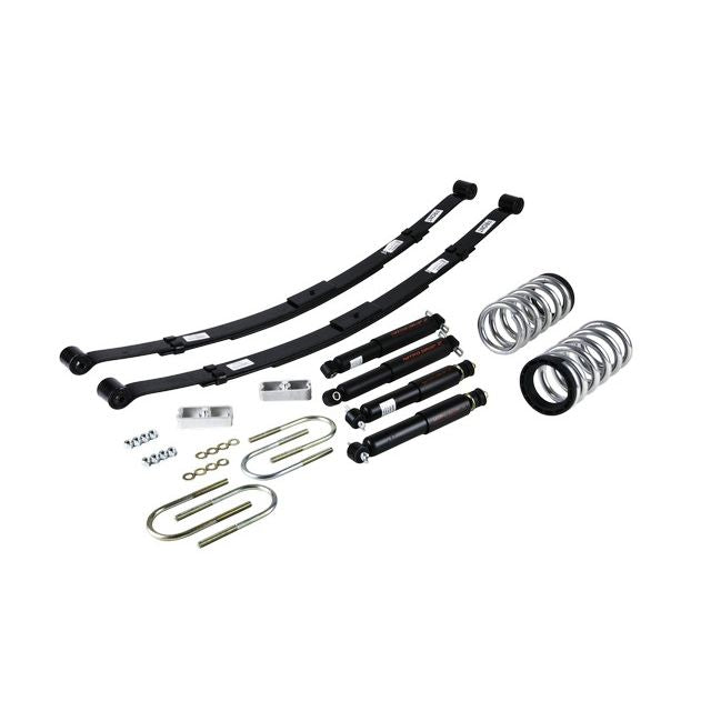 BELLTECH 569ND LOWERING KITS Front And Rear Complete Kit W/ Nitro Drop 2 Shocks 1998-2003 Chevrolet Blazer/Jimmy 6 cyl. 2 in. or 3 in. F/4 in. R drop W/ Nitro Drop II Shocks