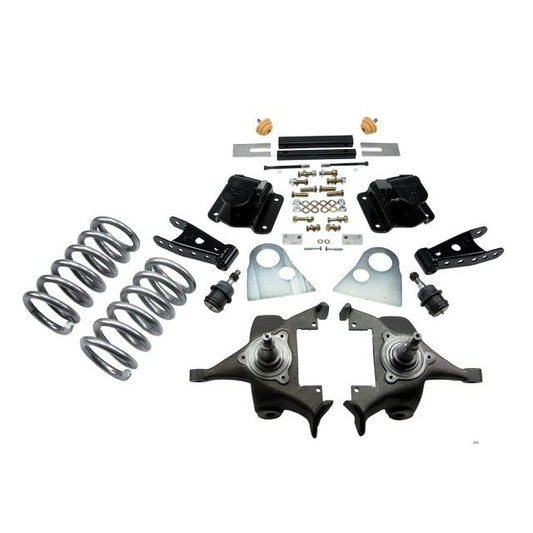 BELLTECH 820 LOWERING KITS Front And Rear Complete Kit W/O Shocks 1994-1999 Dodge Ram 1500 (Ext Cab V8 Auto Trans Only) 3 in. F/4 in. R drop W/O Shocks