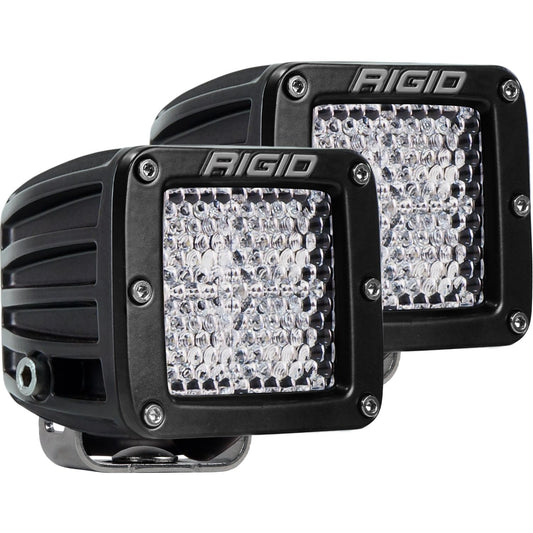 RIGID Industries D-Series PRO LED Light Diffused Lens Surface Mount Pair 202513