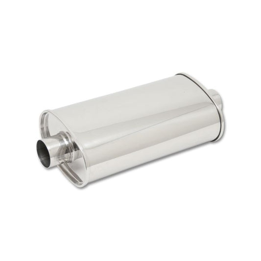 Vibrant Performance - 1101 - STREETPOWER Oval Muffler 2.25 in. inlet/outlet (Center-Center)