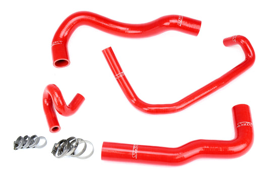 HPS Performance 3-ply Reinforced Silicone Replaces Rubber Radiator And Heater Coolant Hoses 57-1960-RED