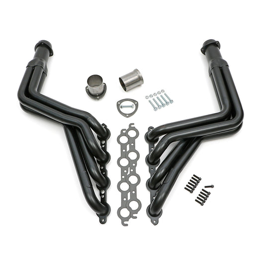 Hedman Hedders HEDMAN HEADERS 1968-72 CHEVELLE/EL CAMINO (AND RELATED A-BODIES) LS SWAP HEADERS; AUTO TRANSMISSION; 1-3/4 IN. LONG TUBE; 3 IN. BALL/SOCKET COLLECTOR- UNCOATED 68150