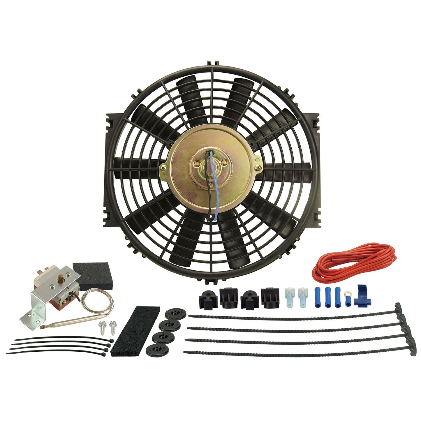Derale 10" Dyno-Cool Electric Fan and Mechanical Fan Controller Kit, Premium 16310