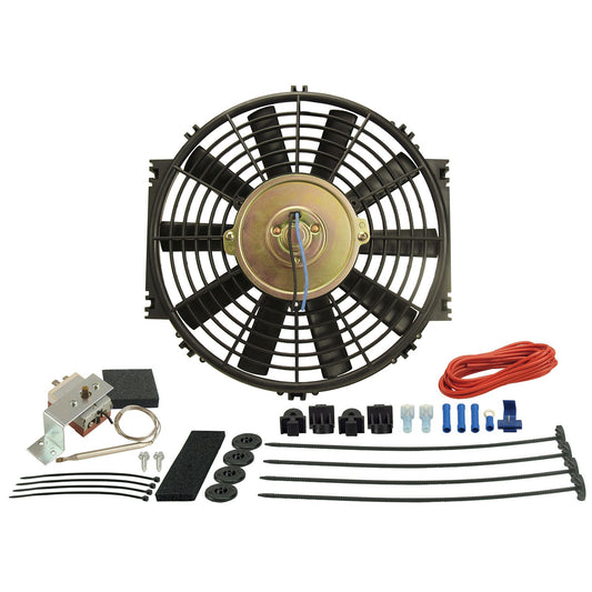 Derale 10" Dyno-Cool Electric Fan and Mechanical Fan Controller Kit, Premium 16310