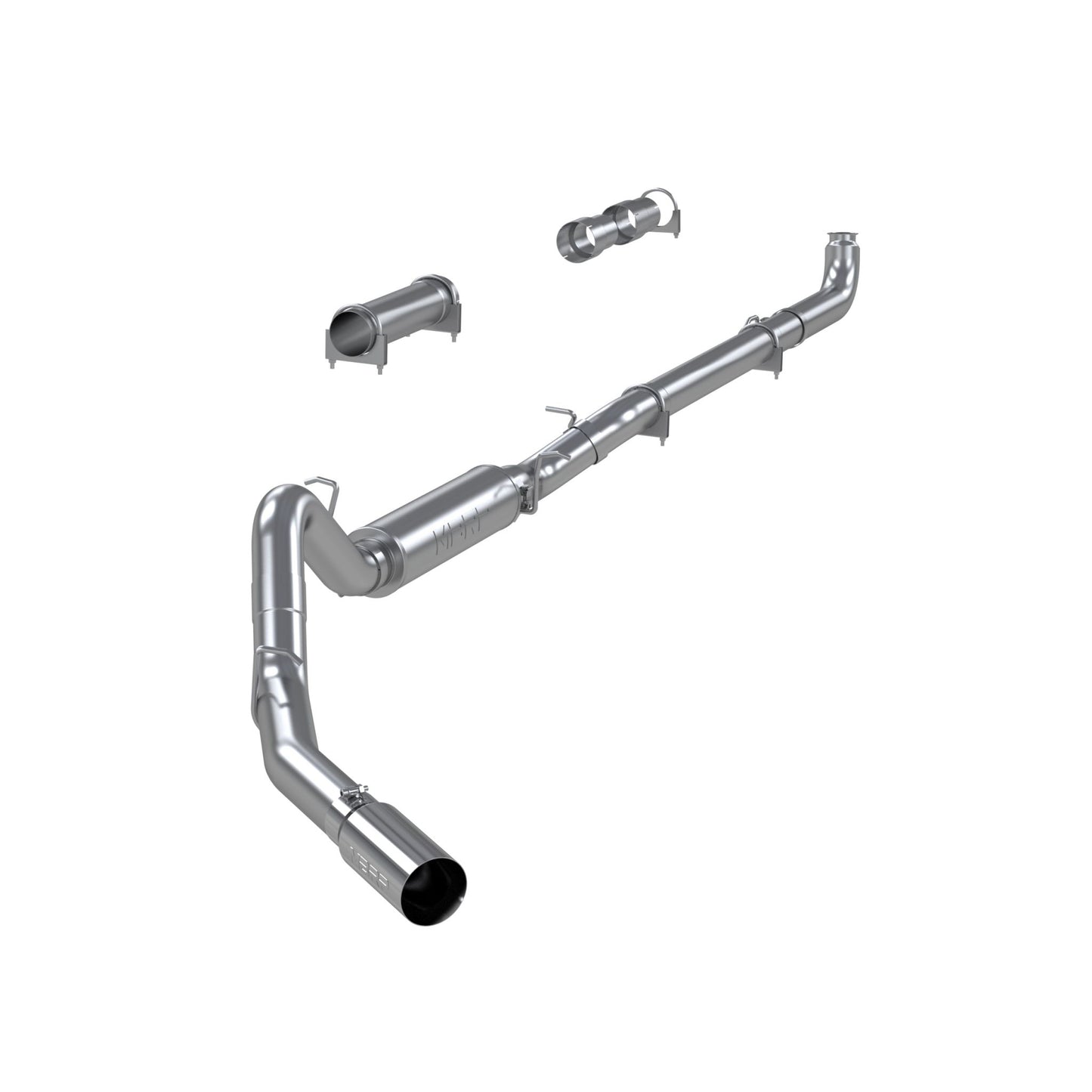 MBRP Exhaust 4in. Down Pipe Back; Single Side; T304 S6004304