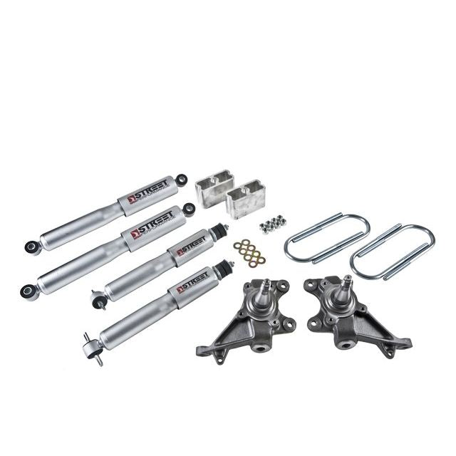 BELLTECH 444SP LOWERING KITS Front And Rear Complete Kit W/ Street Performance Shocks 1984-1995 Toyota Pickup 2 in. F/3 in. R drop W/ Street Performance Shocks