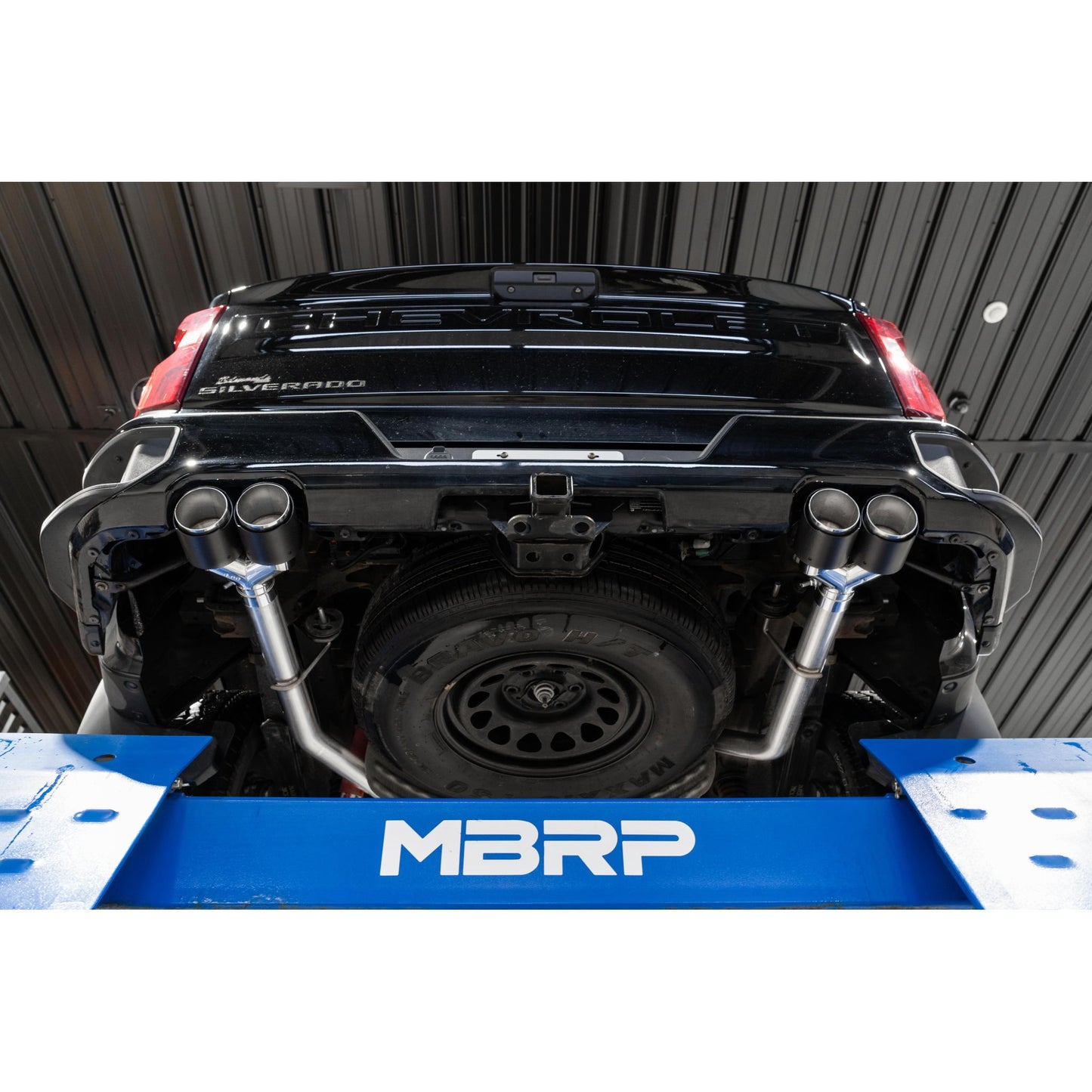 MBRP Exhaust 3in. Cat Back; 2.5in. Dual Split Rear; T304 S50053CF