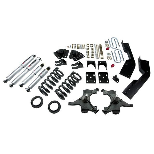 BELLTECH 787SP LOWERING KITS Front And Rear Complete Kit W/ Street Performance Shocks 1992-1994 Chevrolet Suburban (2WD) 4 in. or 5 in. F/7 in. R drop W/ Street Performance Shocks