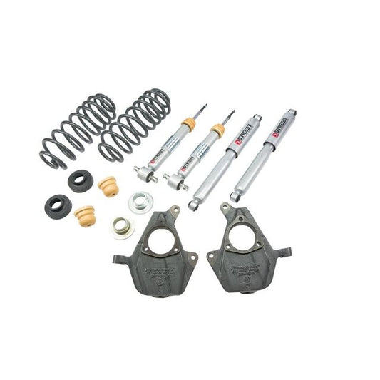 BELLTECH 747SP LOWERING KITS Front And Rear Complete Kit W/ Street Performance Shocks 2007-2014 Chevrolet Avalanche (w/out Factory Autoride 2WD/4WD) 2 in. F/ 2 in. or 3 in. R drop W/ Street Performance Shocks