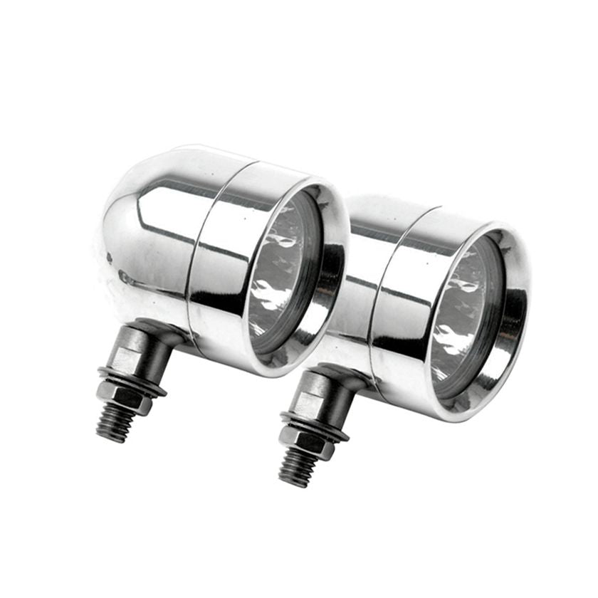 Lazer Star Lights 20 WATT SHORTY POLISH SOLID MOUNT PAIR ATVK4120S