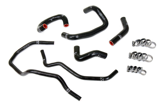 HPS Performance 3-ply Reinforced Silicone Replaces Rubber Heater And Throttle Body Coolant Hoses 57-2014-BLK
