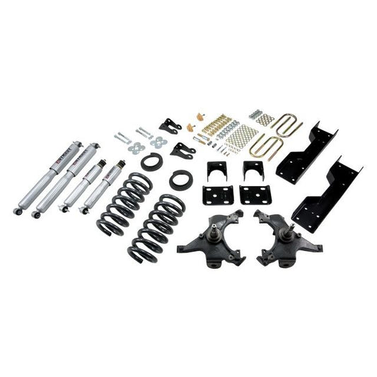 BELLTECH 696SP LOWERING KITS Front And Rear Complete Kit W/ Street Performance Shocks 1988-1991 Chevrolet Silverado/Sierra C1500 (Std Cab ext 454 SS) 4 in. or 5 in. F/6 in. R drop W/ Street Performance Shocks