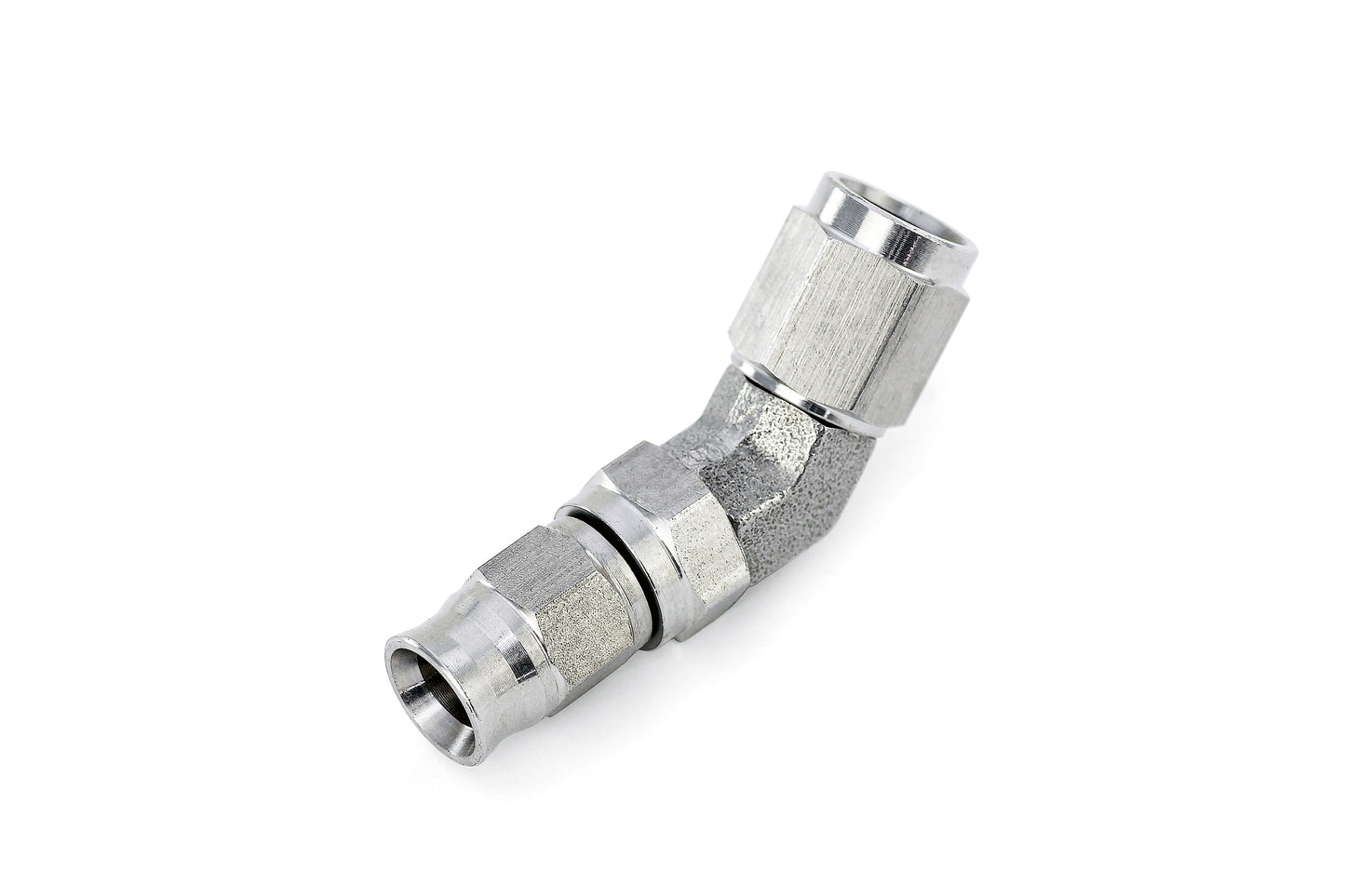 HPS Performance Reusable Hose End Fitting For Reinforced PTFE Hose Double Swivel. 350-4503SS