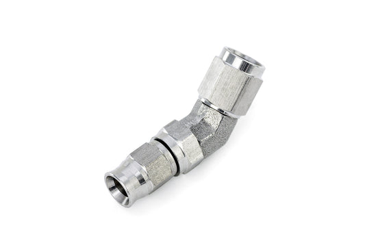 HPS Performance Reusable Hose End Fitting For Reinforced PTFE Hose Double Swivel. 350-4503SS