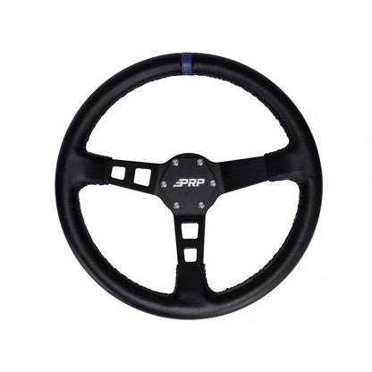 PRP-G111-Deep Dish Leather Steering Wheel