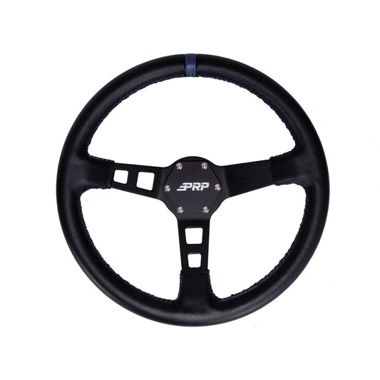 PRP-G111-Deep Dish Leather Steering Wheel