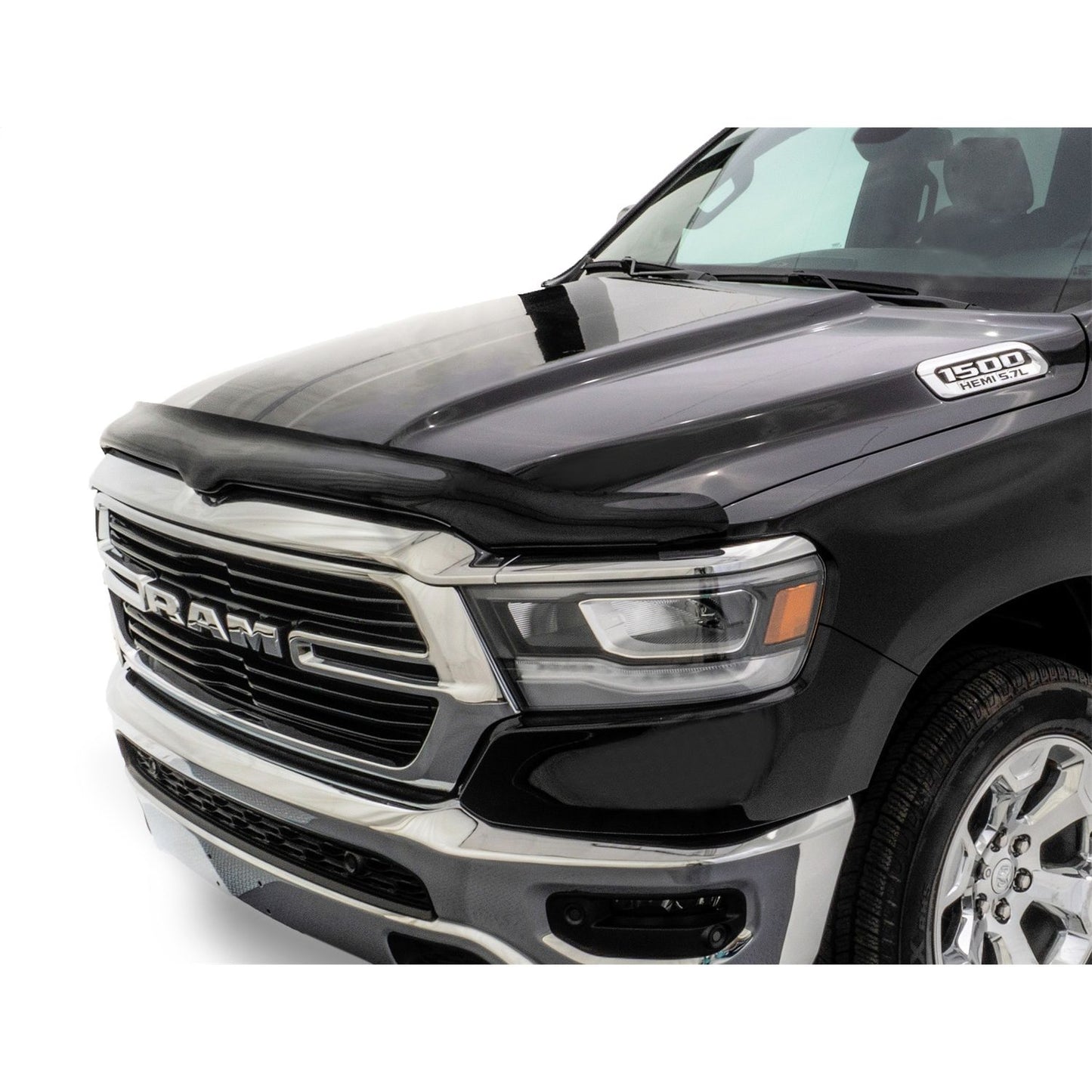 Auto Ventshade 25953 Bugflector II Dark Smoke Hood Shield For 2019-2022 Ram 1500; Will Not Fit TRX Models