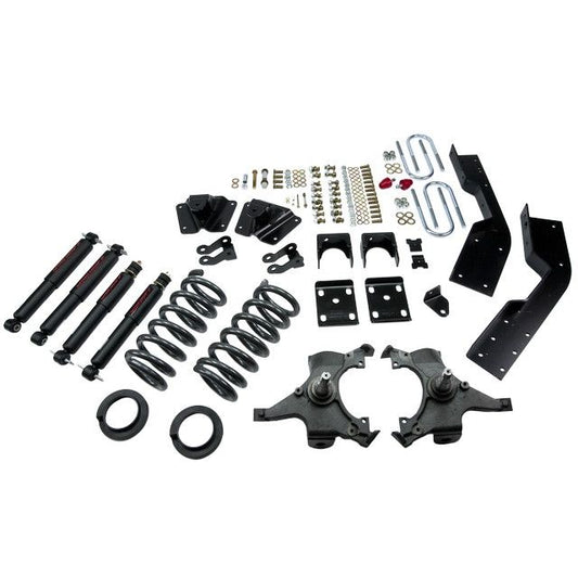 BELLTECH 784ND LOWERING KITS Front And Rear Complete Kit W/ Nitro Drop 2 Shocks 1995-1999 Chevrolet Suburban (2WD) 4 in. or 5 in. F/7 in. R drop W/ Nitro Drop II Shocks