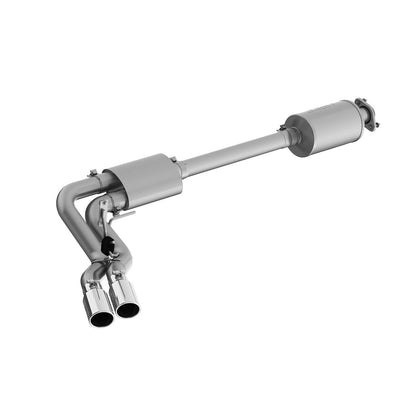 MBRP Exhaust 3in. Cat Back; Pre-Axle Dual Outlet; T304; Street Version S5262304