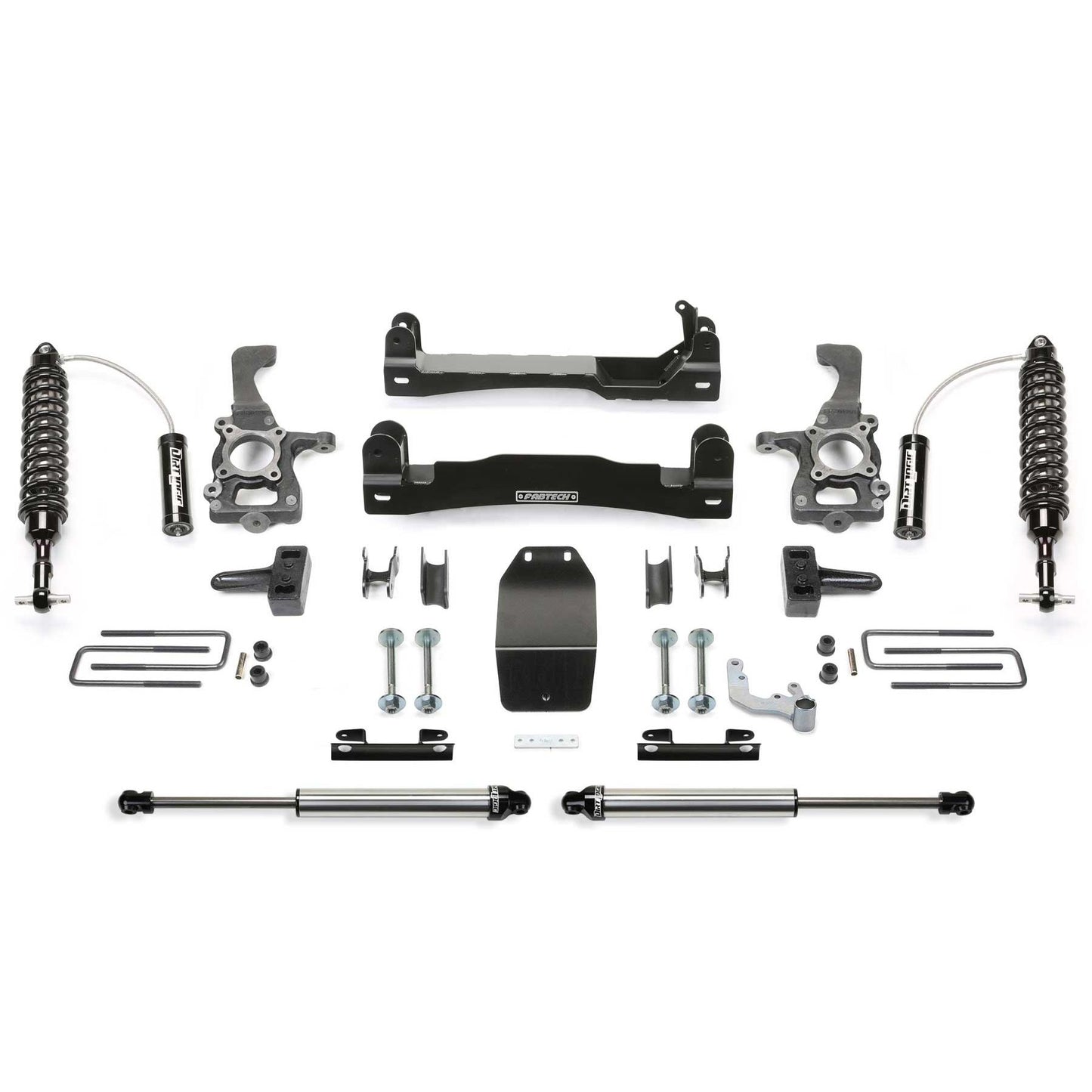 Fabtech 4" PERF SYS W/ DLSS 2.5 C/O RESI & RR DLSS 2015-20 FORD F150 4WD K2196DL