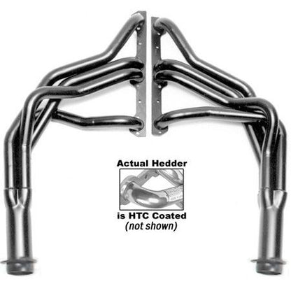 Hedman Hedders HTC COATED HEADERS; 1-5/8 IN. TUBE DIA.; 3 IN. COLL.; FULL LENGTH DESIGN 66067