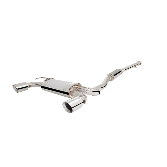 XFORCE Mitsubishi Lancer Evo X 3" Stainless Steel Cat-Back Exhaust System; Exhaust System Kit ES-ME10-CBS