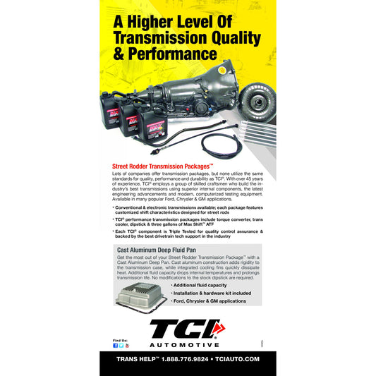 TCI 700R4 Street Rodder Transmission Package for Chevrolet V8 371038P1