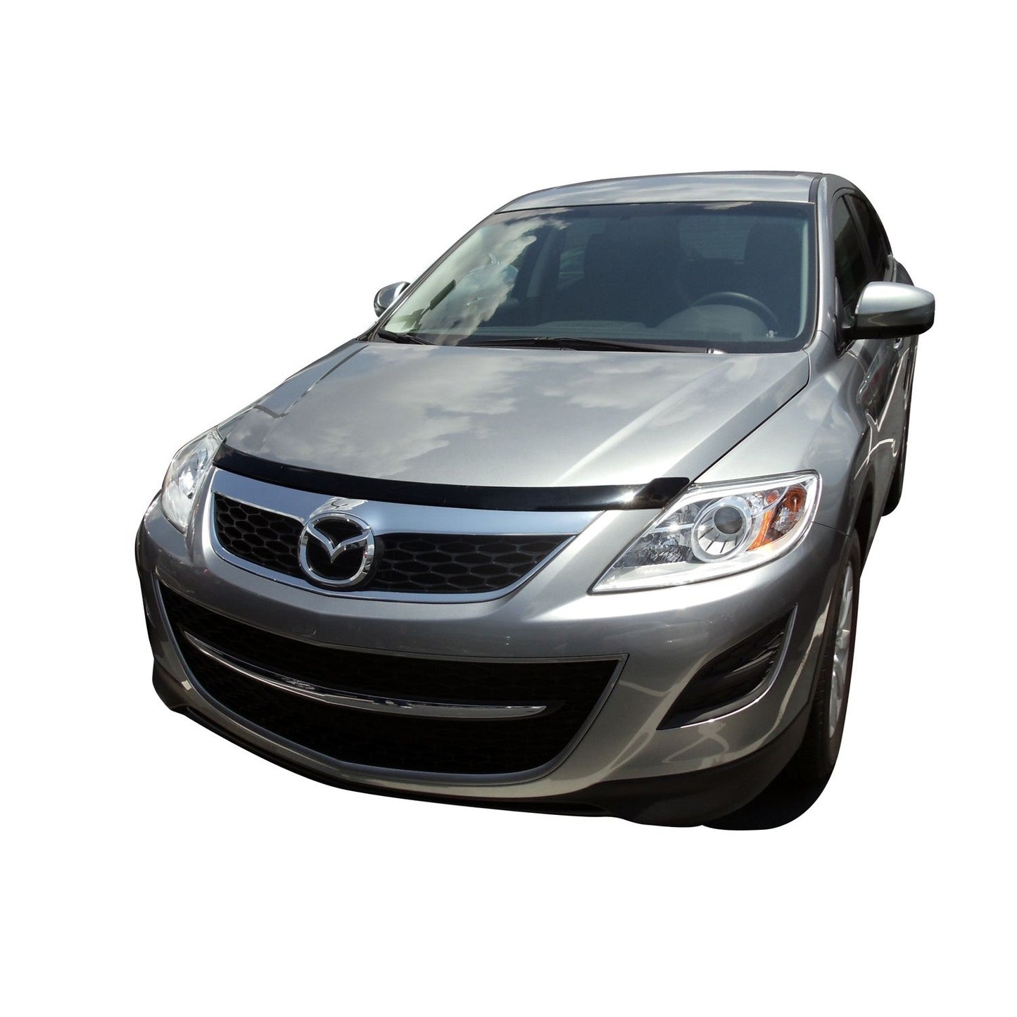 Auto Ventshade 322027 Aeroskin Flush Mount Dark Smoke Hood Protector For 2010-2015 Mazda CX-9